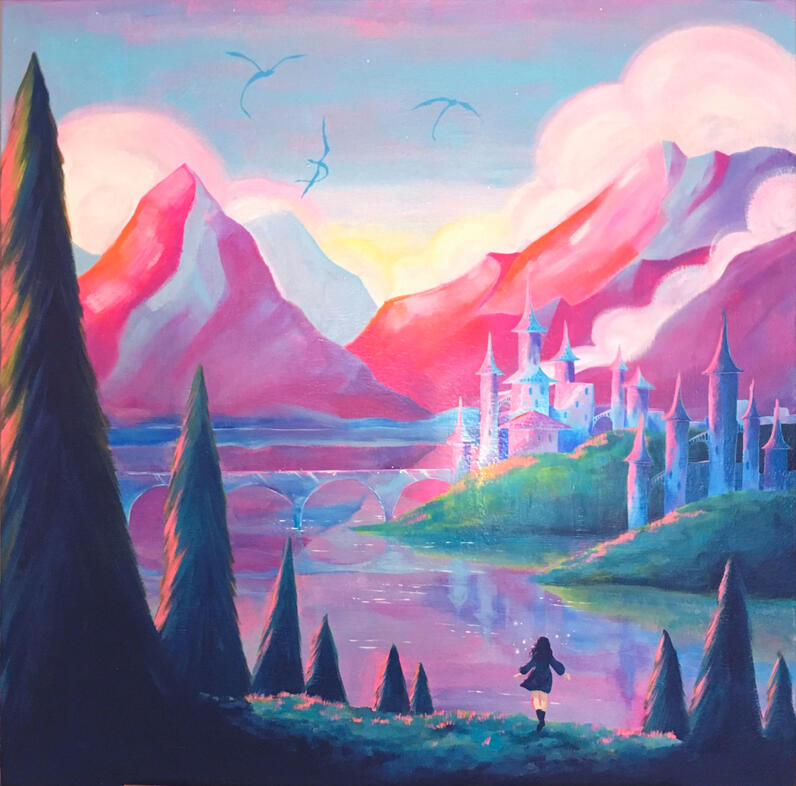 Il était une fois... - Acrylique