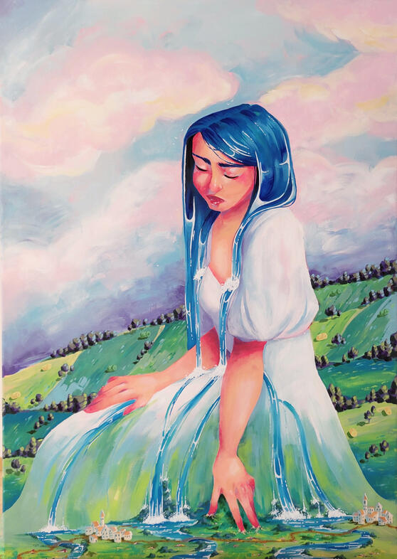 Gaïa - Acrylique